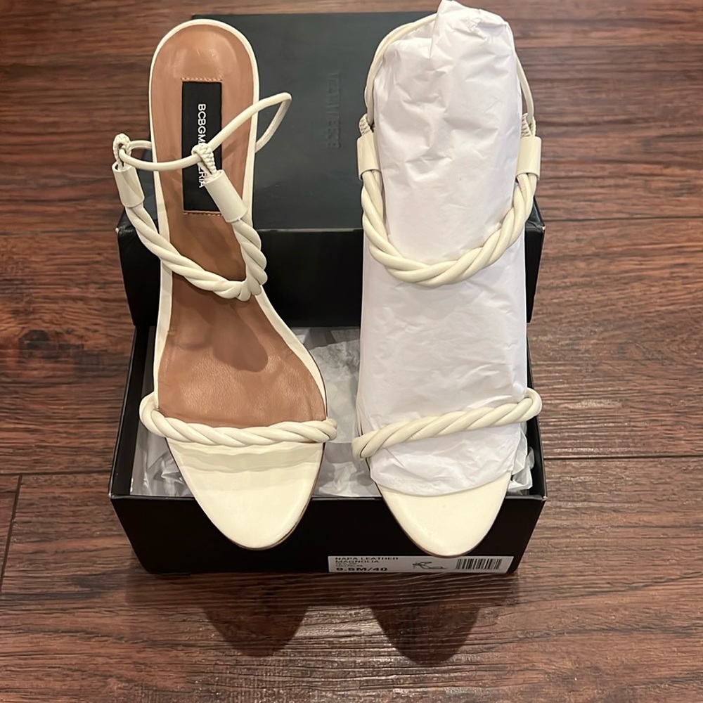 BCBGMAXAZRIA NAPA LEATHER MAGNOLIA TAYLOR 9.5M/40 heels